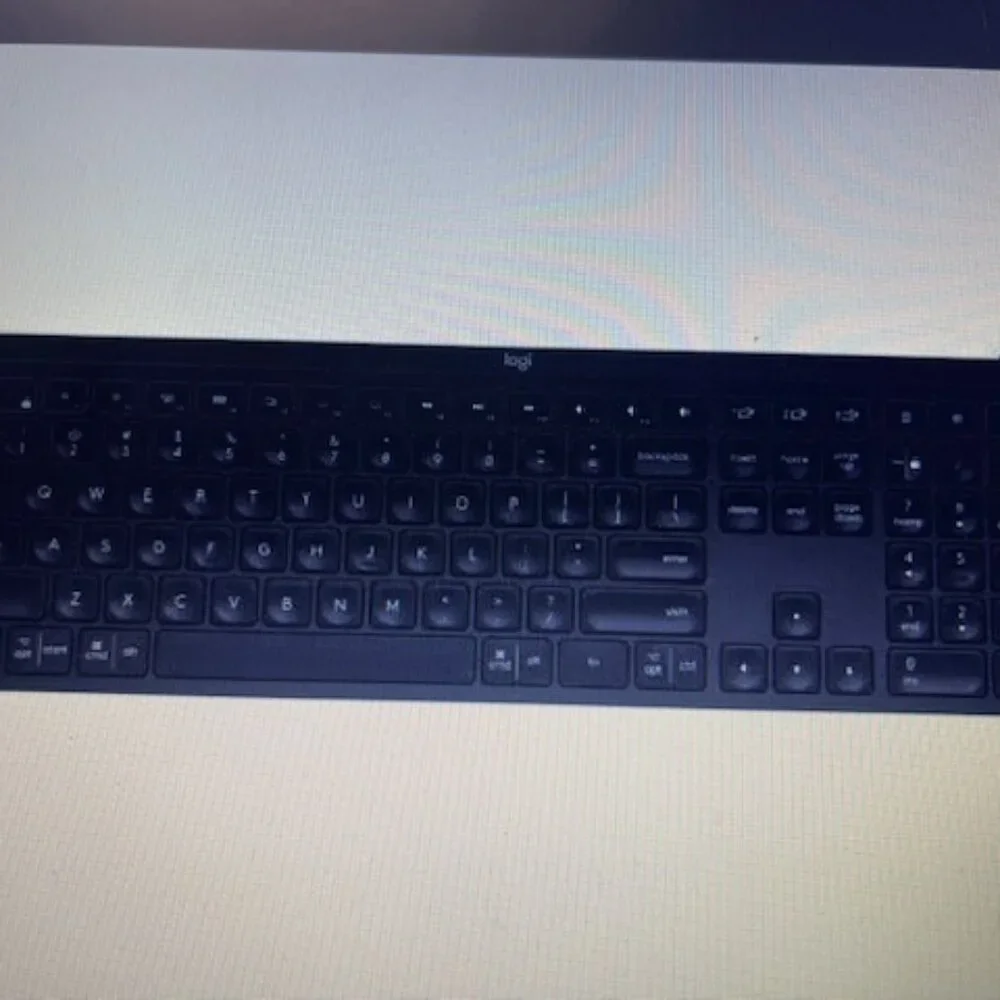 Logitech MX Keys Advanced Wireless Illuminated Keyboard.
